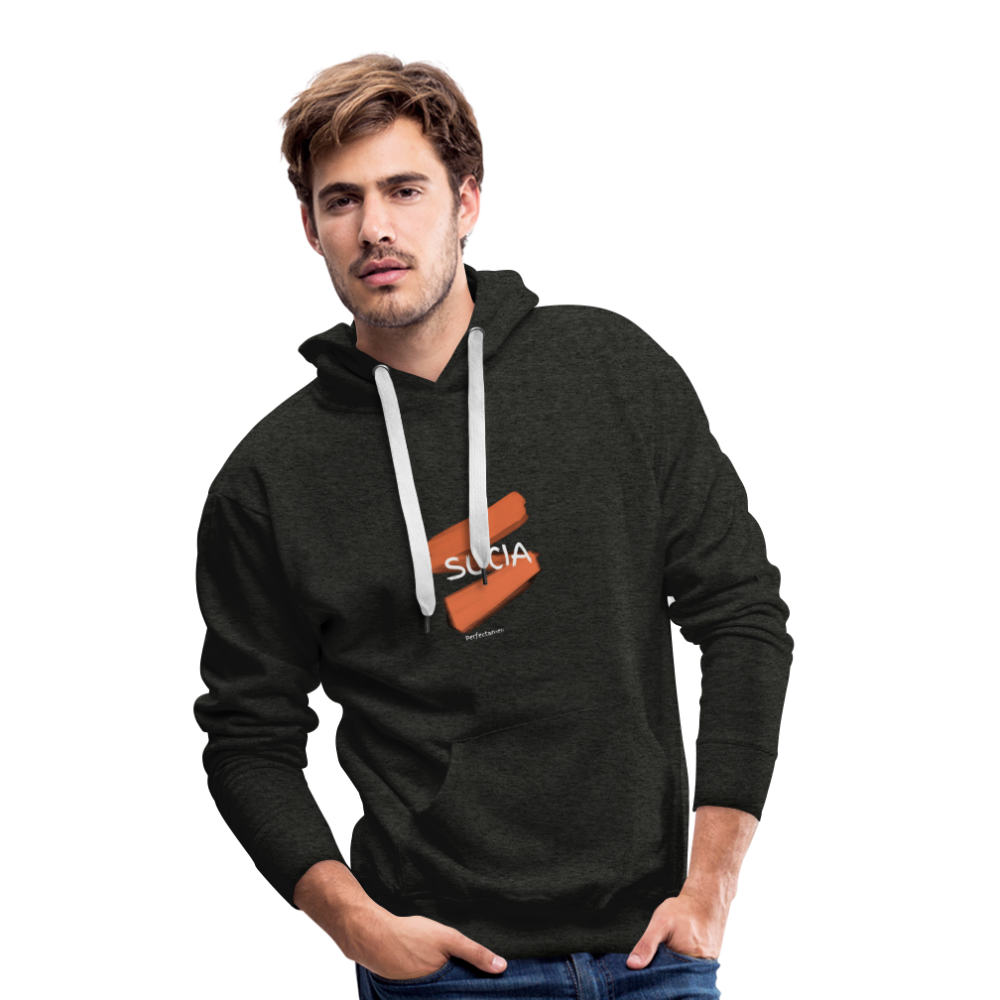 Sudadera con capucha premium para hombre - antracita