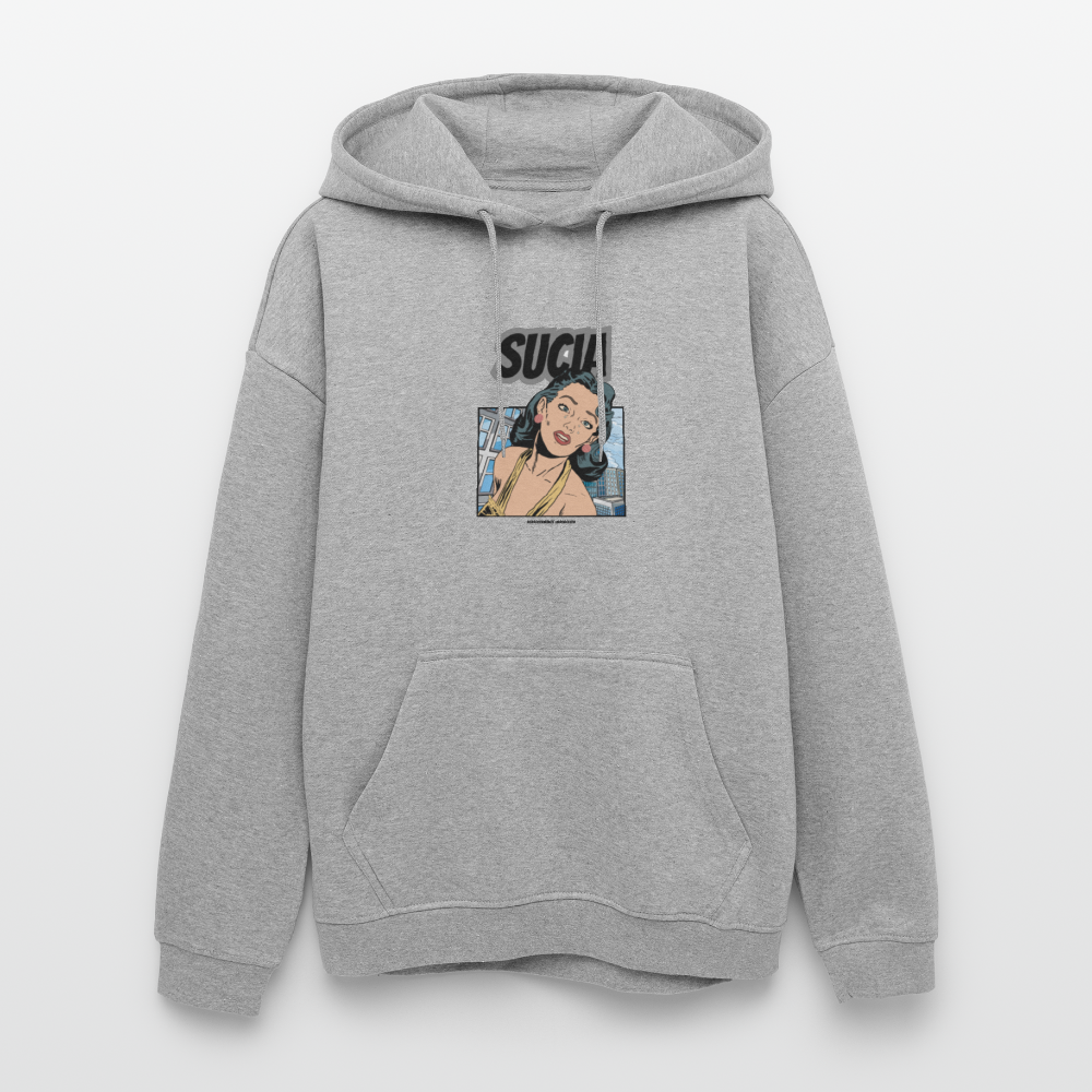 Oversized Unisex Hoodie - heather grey