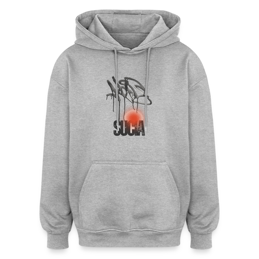 Oversized Unisex Hoodie - heather grey