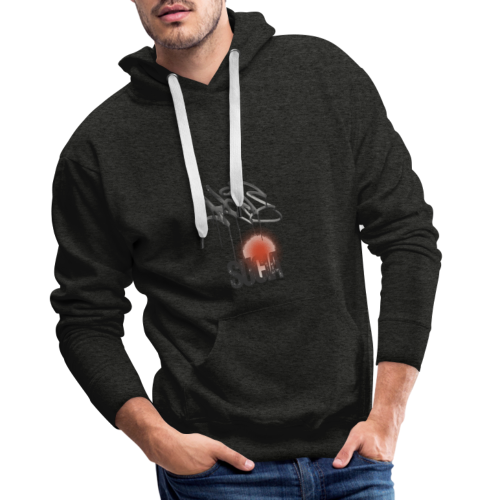 Sudadera con capucha premium para hombre - antracita