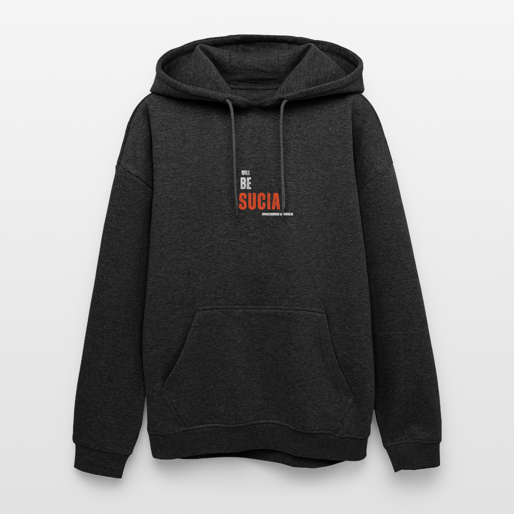 Oversized Unisex Hoodie - charcoal grey