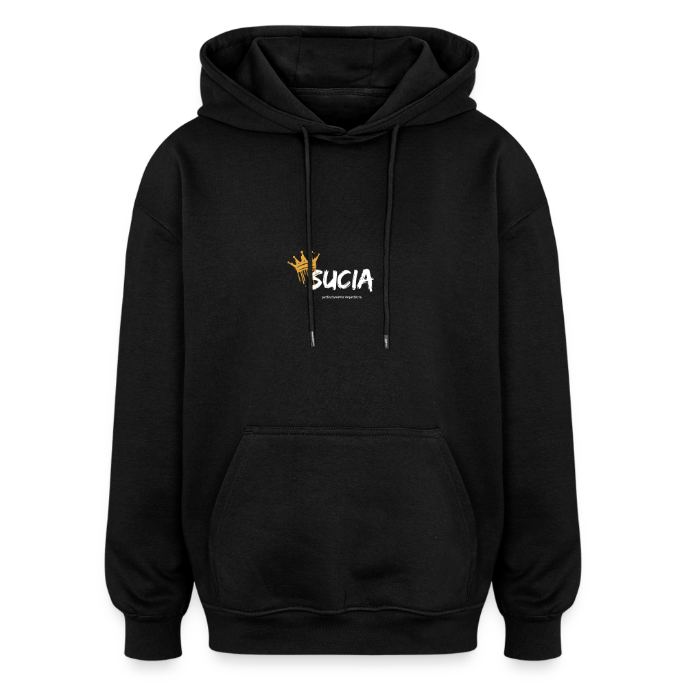 Oversized Unisex Hoodie - black