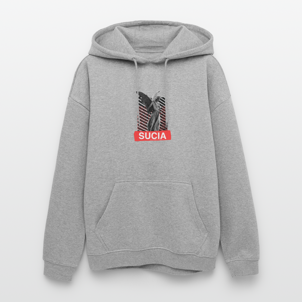 Oversized Unisex Hoodie - heather grey