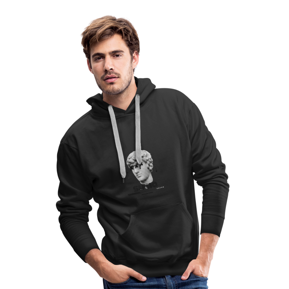 Sudadera con capucha premium para hombre - negro