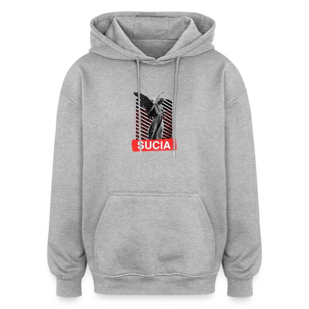 Oversized Unisex Hoodie - heather grey