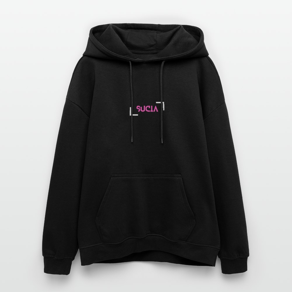 Oversized Unisex Hoodie - black