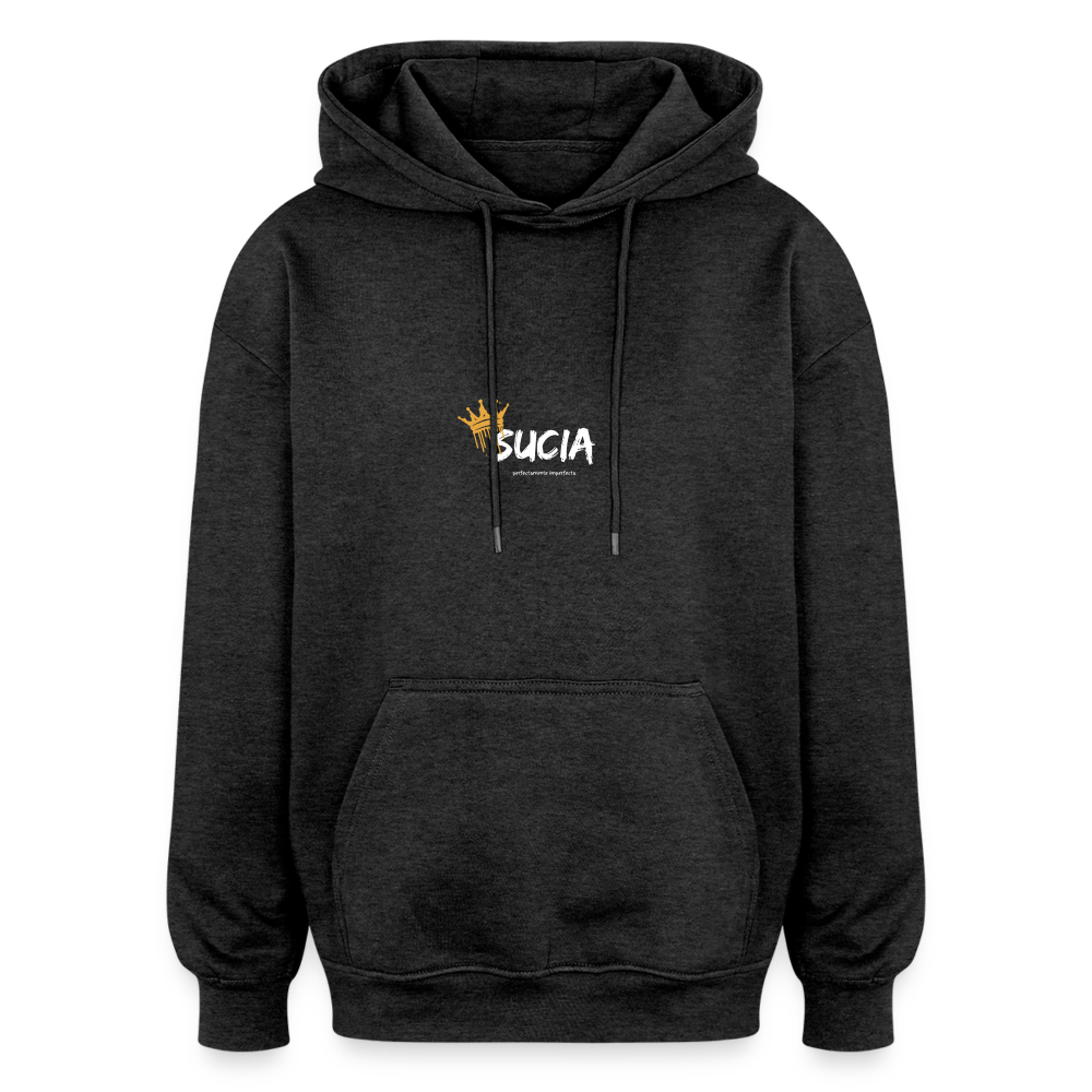 Oversized Unisex Hoodie - charcoal grey