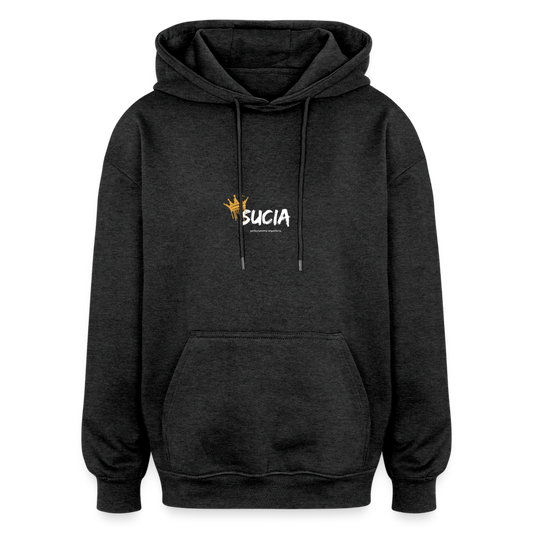 Oversized Unisex Hoodie - charcoal grey