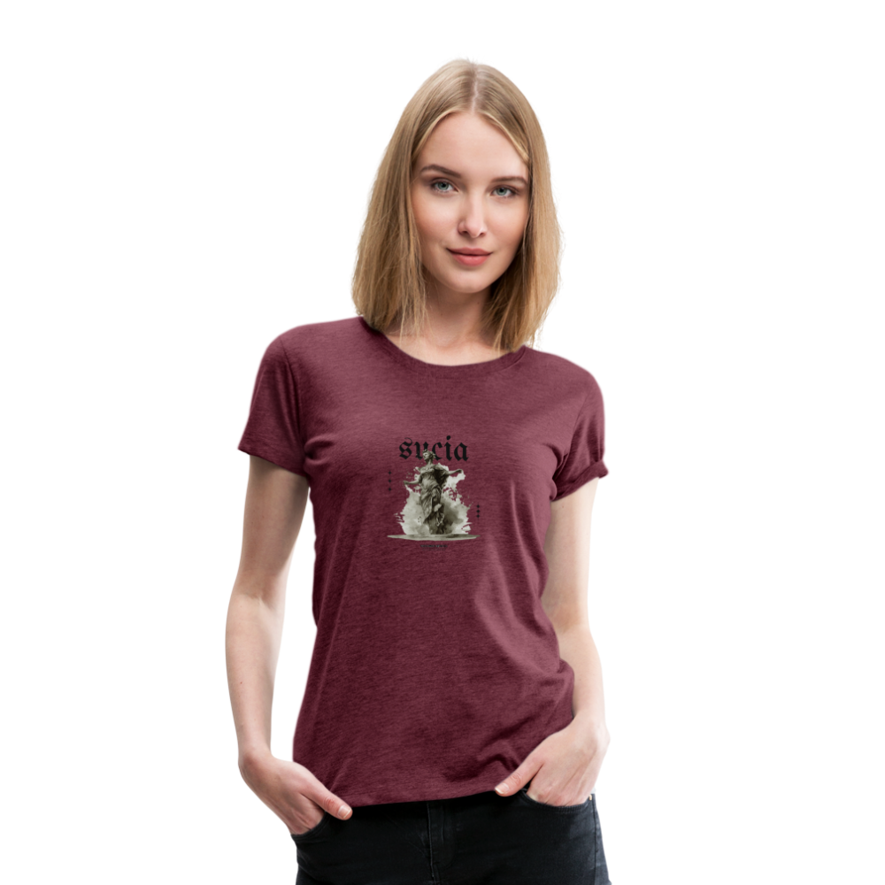 Women’s Premium T-Shirt - heather burgundy