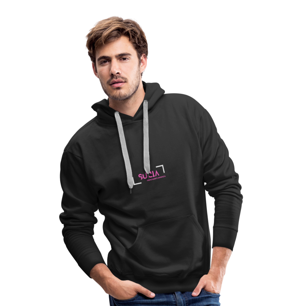 Sudadera con capucha premium para hombre - negro