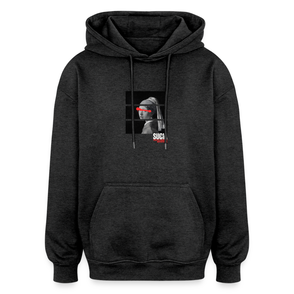 Oversized Unisex Hoodie - charcoal grey