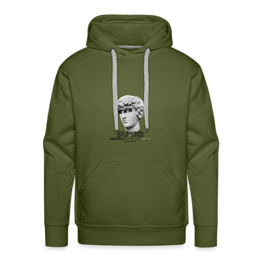 Sudadera con capucha premium para hombre - verde