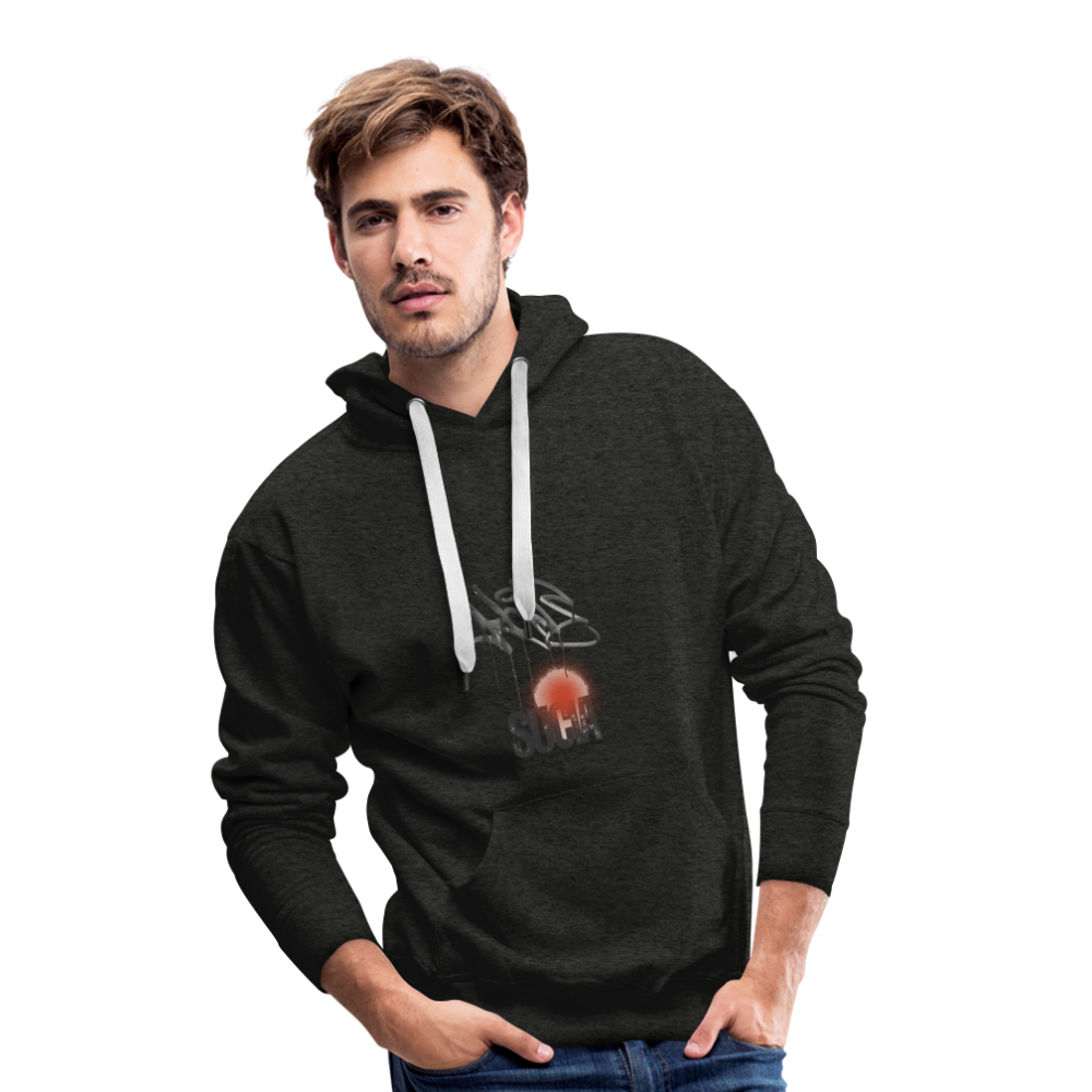 Sudadera con capucha premium para hombre - antracita