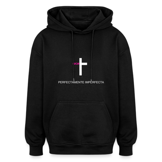 Oversized Unisex Hoodie - black