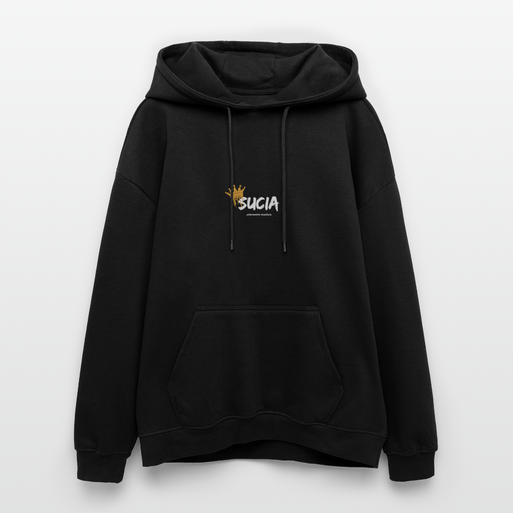 Oversized Unisex Hoodie - black