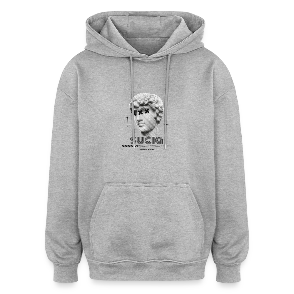 Oversized Unisex Hoodie - heather grey