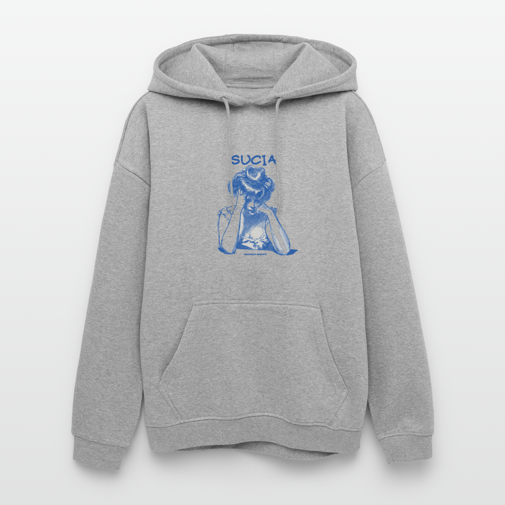 Oversized Unisex Hoodie - heather grey