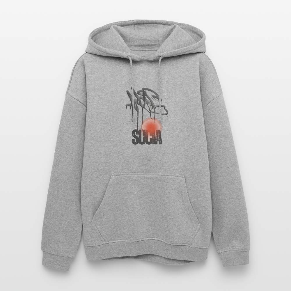 Oversized Unisex Hoodie - heather grey